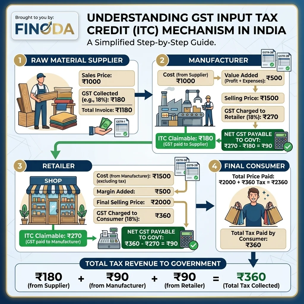 GST input tax credit ITC India claim eligibility rules 2025