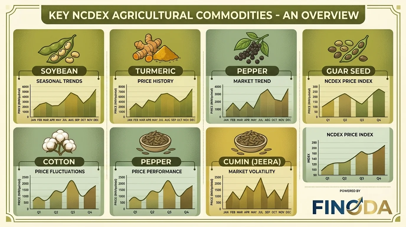 NCDEX agricultural commodities turmeric spices India trading
